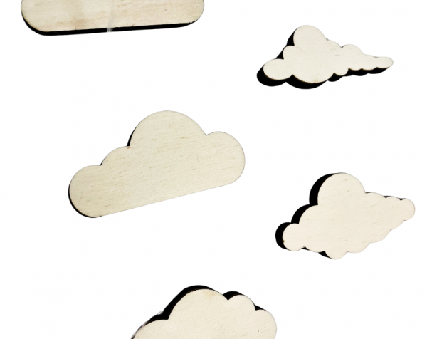 Nuvolette neutre da 6 cm